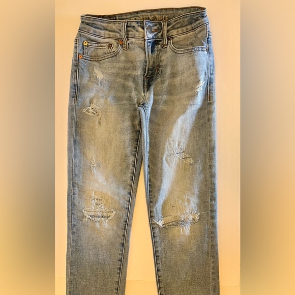 3 Pair American Eagle Distressed Skinny/Slim Jeans Size 28X32 - Picture 12 of 14